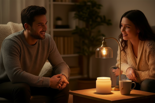 Candle warmer that completes the subtle atmosphere